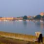 Fishning near Porchester Castle