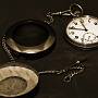 Grampy's fob watch from the police taken using lightbox
